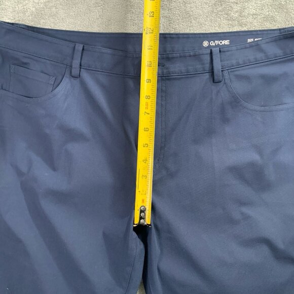 G/Fore Golf Pants Mens 40x30” 5 Pocket Straight Leg Navy Stretch Performance - Picture 8 of 11